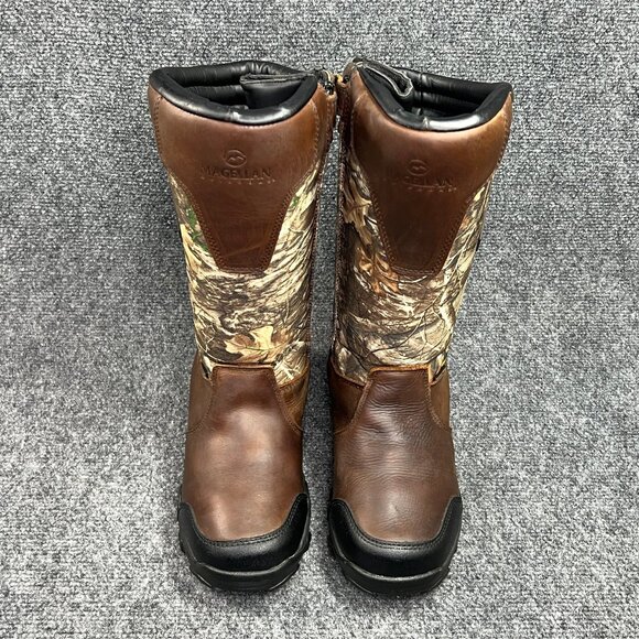 Magellan Snake Shield Armor 3.0 Boots Youth Size 6 Brown Leather Camo Hunting - Picture 4 of 13